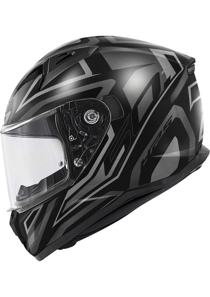 50.7 Proton Mat Tıtanıum-Siyah Kask