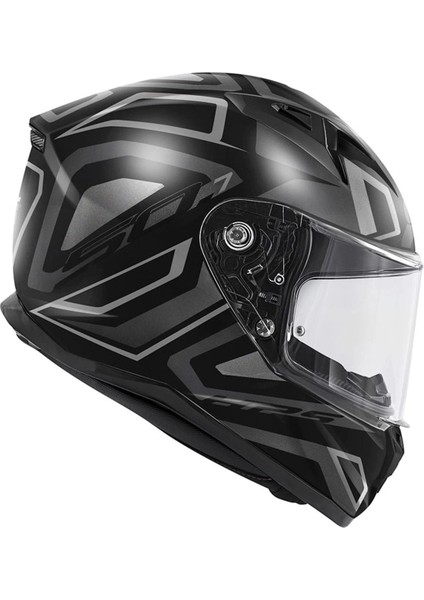 50.7 Proton Mat Tıtanıum-Siyah Kask