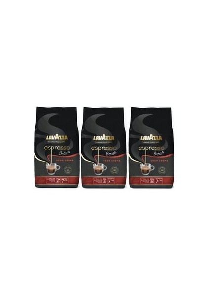 Espresso Barista Gran Crema Çekirdek Kahve 3 kg