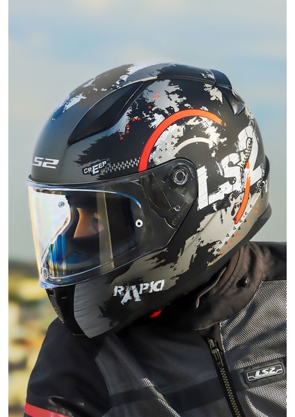 Rapıd 2 Cırcle Mat Siyah-Kırmızı Kask modelleri