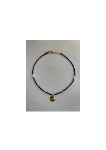 Eyeblue - Lapis Lazuli Doğal Taş Kolye