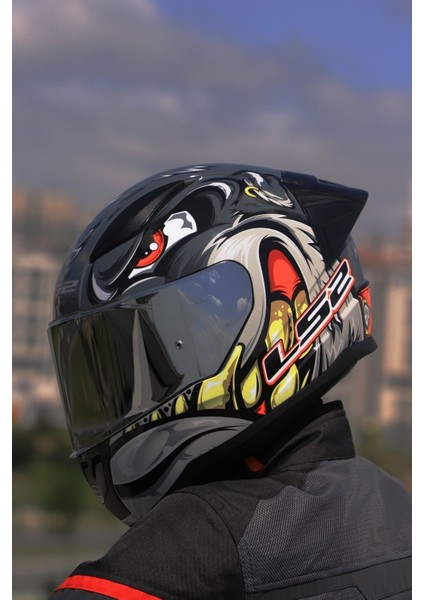 Rapıd 2 Race Spox Gri-Kırmızı Kask