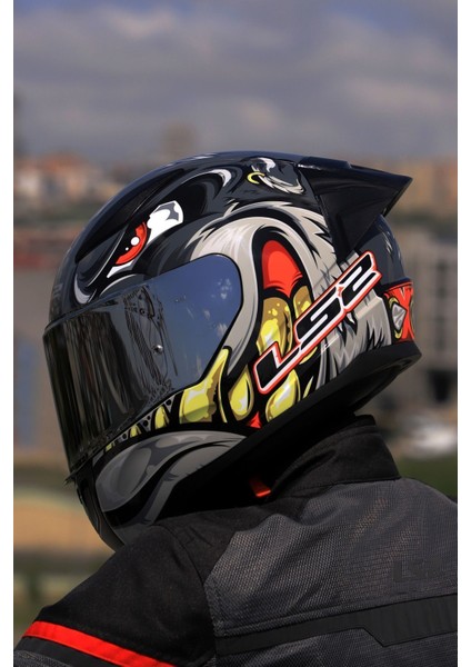 Rapıd 2 Race Spox Gri-Kırmızı Kask