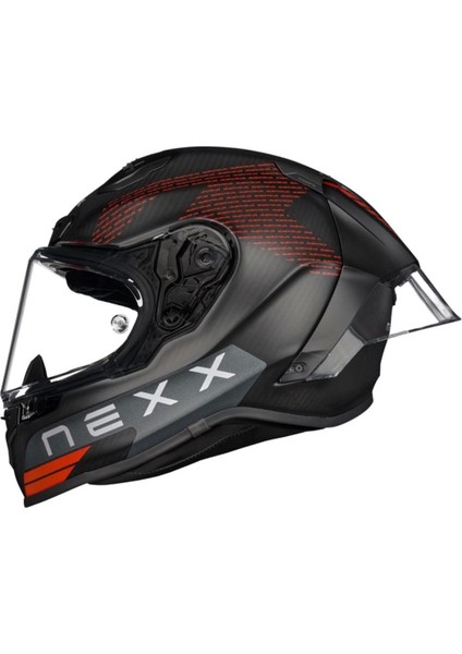 X.R3R Pro Fım Evo Mat Karbon-Siyah Kask