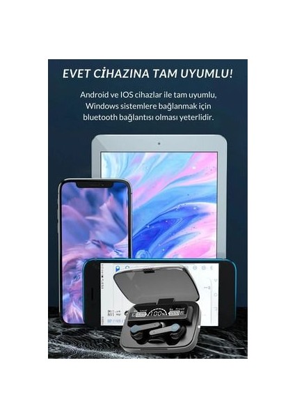 M19 Bluetooth Android Ios Harmonyos Uyumlu Kulak Içi Kulaklık