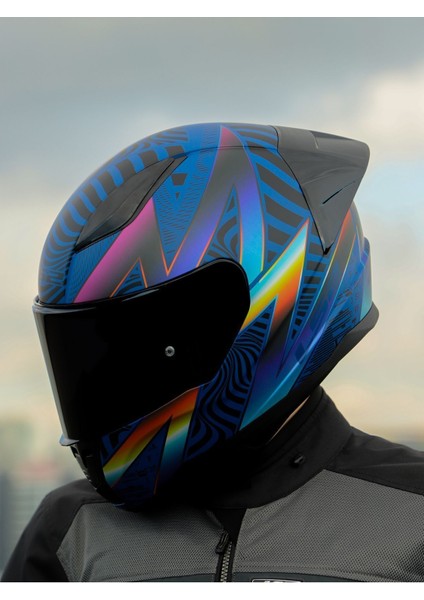 Rapıd 2 Race Optık Mat Mavi-Mor Kask fırsatları