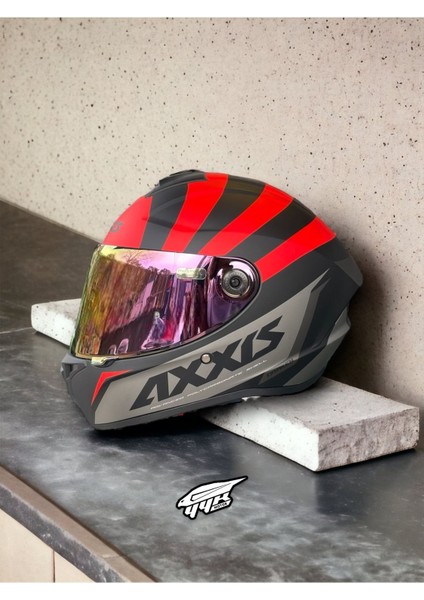 Draken Premier Sonar. ''2 Vizörlü'' + ''sticker'' Mat Motosiklet Kapalı Kask