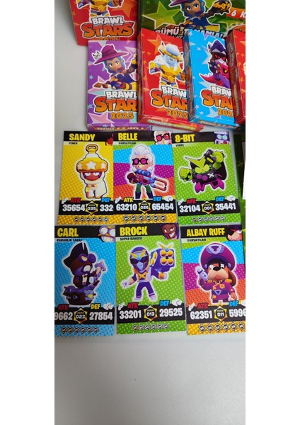 2025 Yeni Seri Oyun Kağıtları (48 Minik Kutu 288 Adet Kart 48 Adet 6lı Sticker 4 Adet Büyük Albüm)