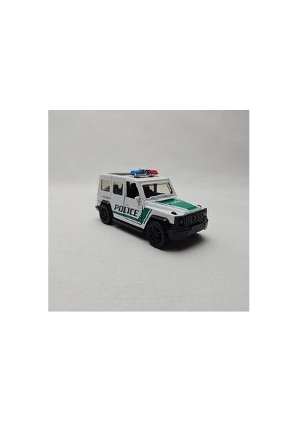 1:32 Mercedes G Kasa Poli?s Die Cast Çek Birak Koleksi?yon Araba