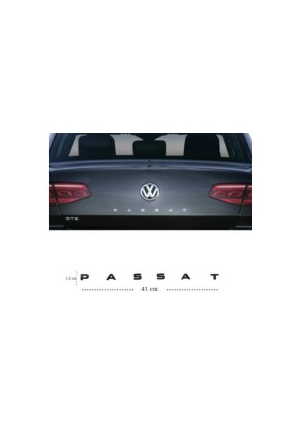 Kalitesiyle Volkswagen Passat Bagaj Arması Siyah Yazı Yeni Nesil Versiyon - Passat Yazı - fiyatları