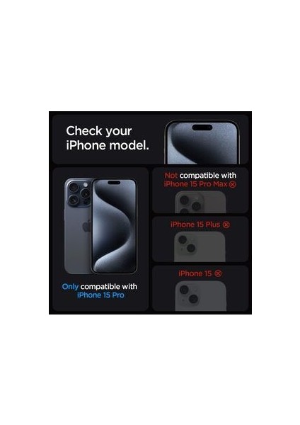 Apple iPhone 15 Pro Uyumlu Hayalet Kolay Kurulum Aparatlı Otomatik Hizalamalı Kırılmaz Ekran Koruyucu