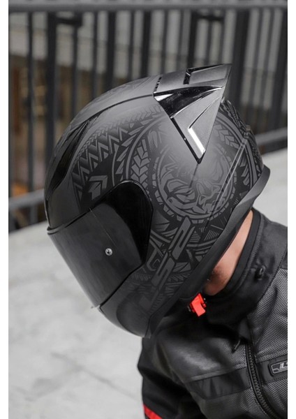 Rapıd 2 Race Takaroa Mat Siyah Kask fırsatları