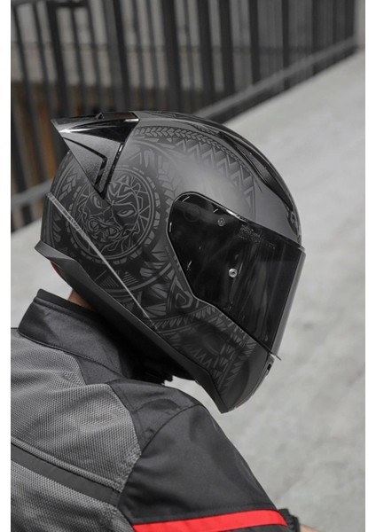 Rapıd 2 Race Takaroa Mat Siyah Kask indirimleri