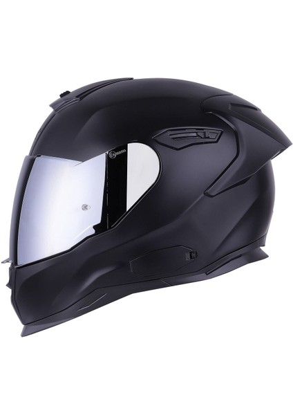 SX.100R Fullblack Mat Siyah Kask
