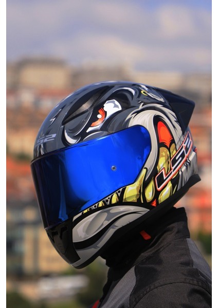 Rapıd 2 Race Spox Gri-Kırmızı Kask modelleri