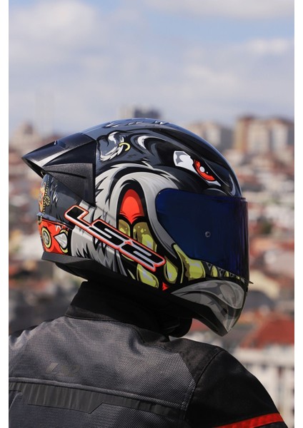 Rapıd 2 Race Spox Gri-Kırmızı Kask indirimleri