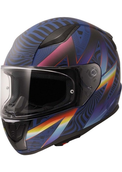 Rapid 2 Optik Mat Mavi-Mor Kask