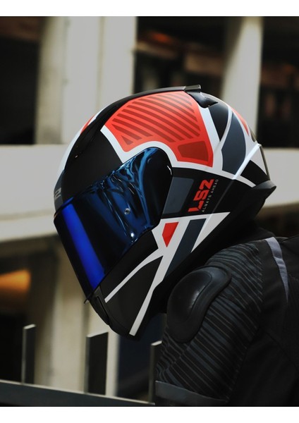 Rapıd 2 Grıd Mat Beyaz-Kırmızı Kask modelleri