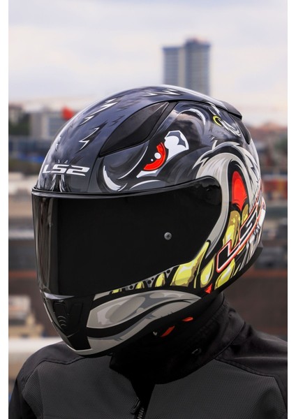 Rapıd 2 Spox Gri-Kırmızı Kask