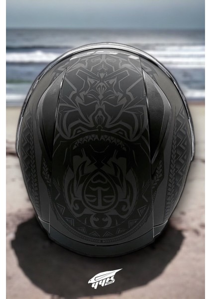 Rapid 2 Takaroa Mat Siyah Kask
