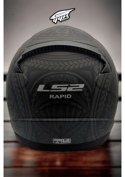 Rapid 2 Takaroa Mat Siyah Kask