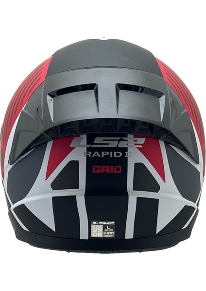 Rapıd 2 Grıd Mat Beyaz-Kırmızı Kask Siyah Cam+Spoiler indirimleri