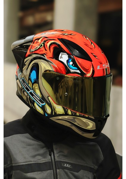 Rapıd 2 Race Spox Kırmızı-Gri Kask