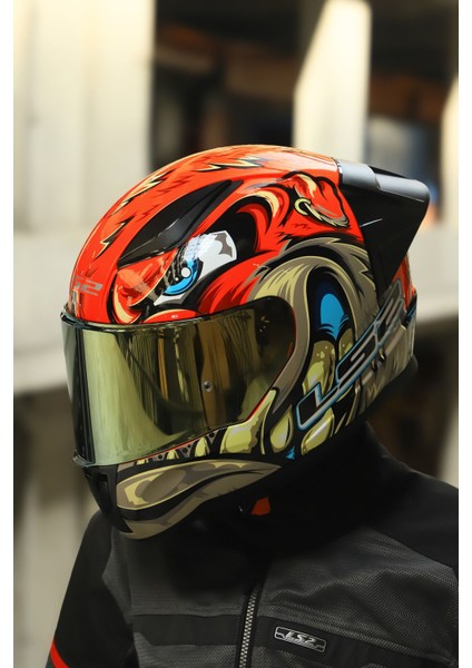 Rapıd 2 Race Spox Kırmızı-Gri Kask