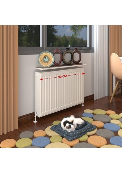 Kenzlife petek üstü raf dresuar golden boy crd 090*24 tekli kitaplık duvar rafı 090 cm uzunluk