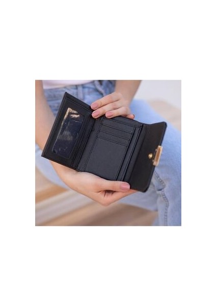 Kedili Mor Cüzdan Kadınlar İçin Suni Deri Yatay Küçük Boy Minimalist Tasarım fiyatları