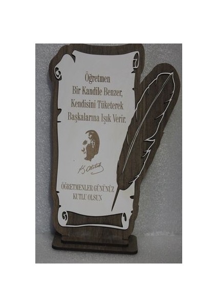 Öğretmenler Gününe Plaket modelleri