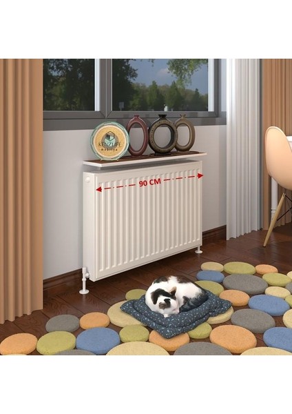 Kenzlife petek üstü raf dresuar golden boy cvz 090*24 tekli kitaplık duvar rafı 090 cm uzunluk