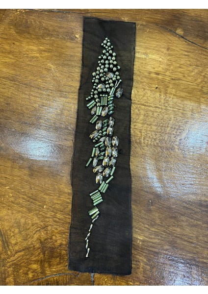 298 x 5 cm Boncuk İşleme Omuz Apolet Arma Aplike Dikiş Aksesuarı modelleri
