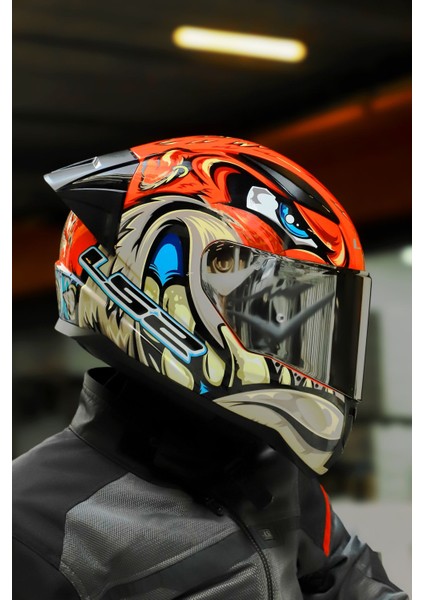 Rapıd 2 Race Spox Kırmızı-Gri Kask