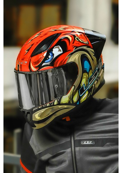 Rapıd 2 Race Spox Kırmızı-Gri Kask