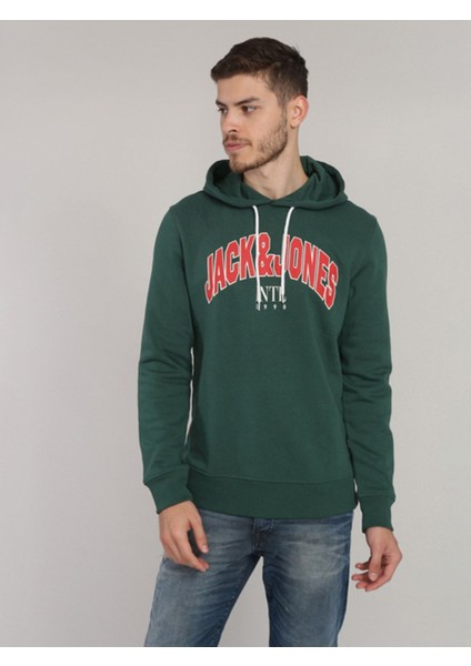 Kapüsonlu Logo Baskili Sweatshirt-12219675