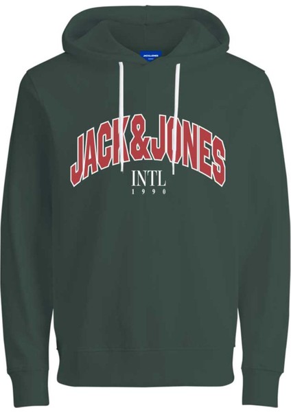 Kapüsonlu Logo Baskili Sweatshirt-12219675 fırsatları