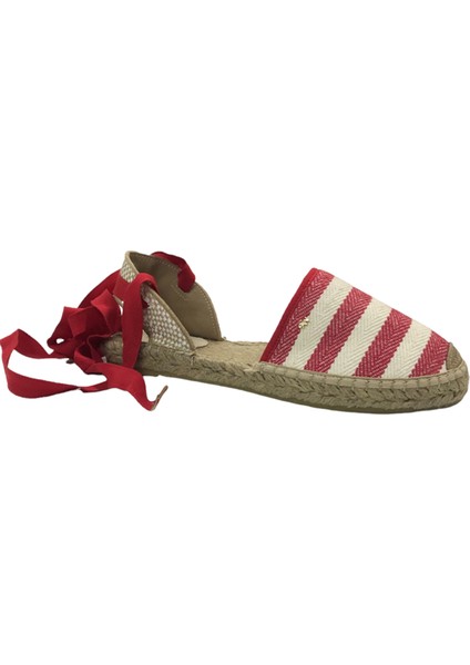Annie Kırmızı Kadın Espadril Sandalet