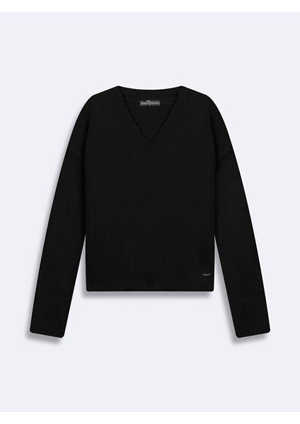 Ltb V Yaka Uzun Kollu Basıc Triko Kazak 11251000351251