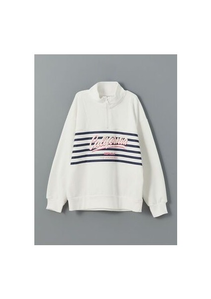 Dik Yaka Kız Çocuk Sweatshirt