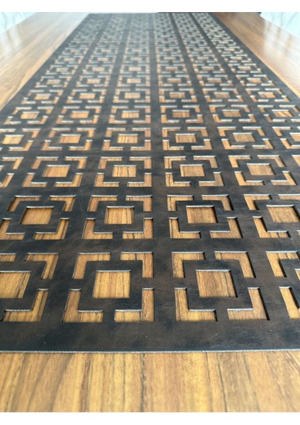 Enna Modeli Kahverenk Deri Masa Runner fiyatları