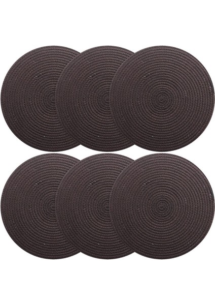 4 Adet Kahverengi Jüt Supla / Amerikan Servis Lux Sunum Tabak Altlığı fırsatları