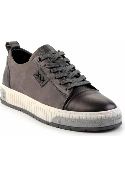 Gri Nubuk Hakiki Deri Erkek Sneaker E01398741701 modelleri