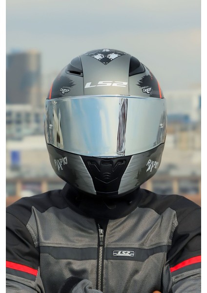 Rapıd 2 Cırcle Mat Siyah-Kırmızı Kask fiyatları