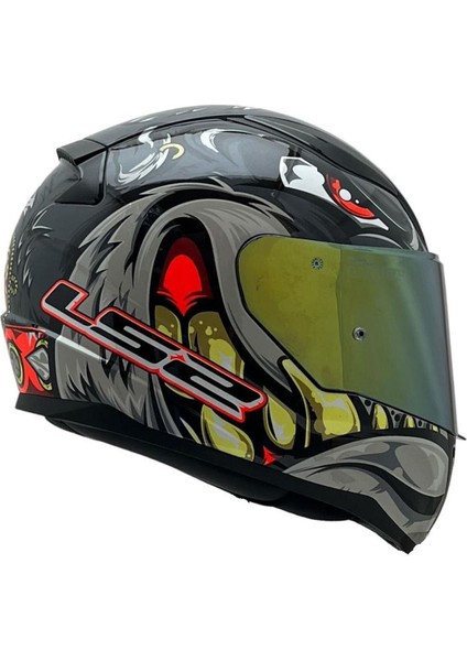 Rapıd 2 Spox Gri-Kırmızı Kask Sarı Cam modelleri