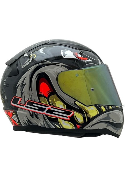 Rapıd 2 Spox Gri-Kırmızı Kask Sarı Cam fırsatları