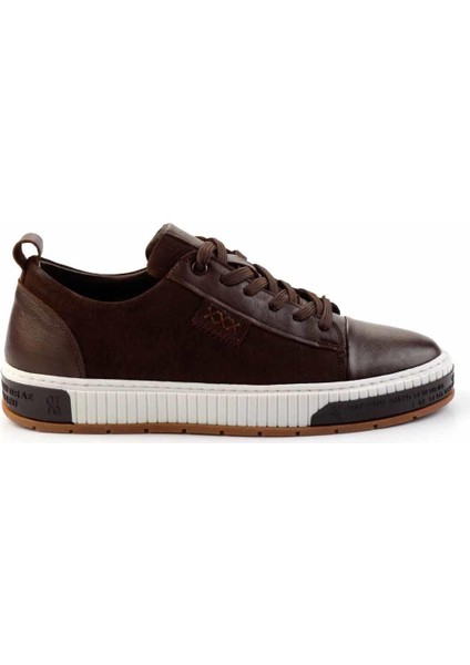 Kahve Nubuk Deri Erkek Sneaker E01398741701