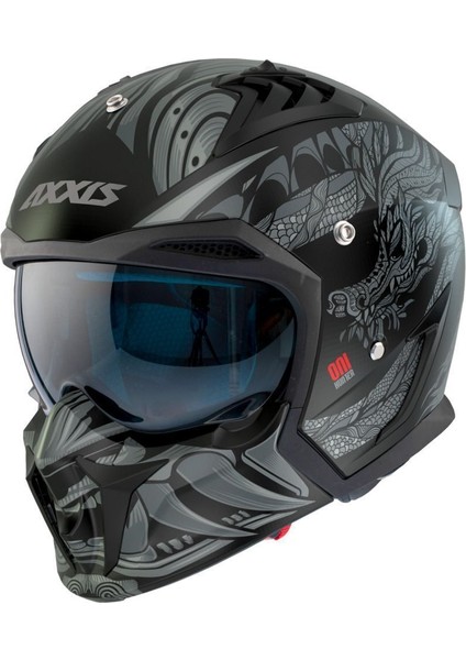 Hunter Sv Onı B2 Matt Gray Çift Vizörlü Çene Çıkabilen Model modelleri