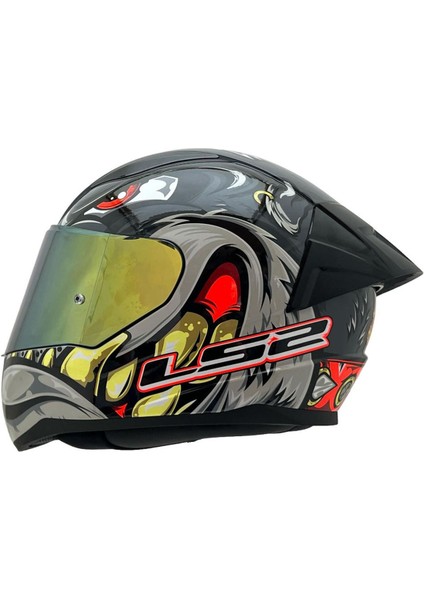 Rapıd 2 Spox Gri-Kırmızı Kask Şeffaf Kask Camı Hediyeli fiyatları