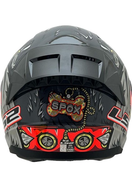 Rapıd 2 Spox Gri-Kırmızı Kask Şeffaf Kask Camı Hediyeli indirimleri